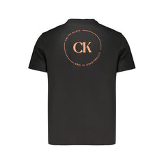 Calvin Klein Black Cotton Men's T-Shirt