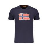 Napapijri Blue Cotton Men's T-Shirt