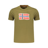 Napapijri Groen Katoenen T-shirt voor Heren