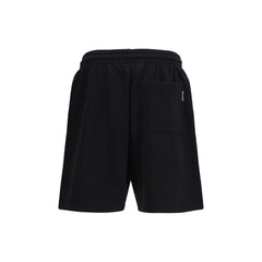 Palm Angels Black Cotton Bermuda Shorts
