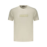 Napapijri White Cotton Men's T-Shirt