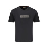 Napapijri Black Cotton Men's T-Shirt