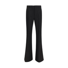 Max Mara Black Viscose Flared Pants