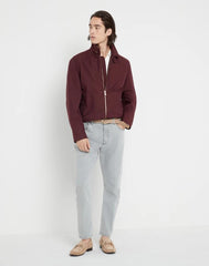 Brunello Cucinelli Blue Cotton Bomber