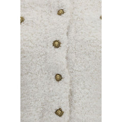 Balmain White Polyamide Cardigan