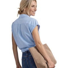 Street One Blue Cotton Shortsleeve Shirt