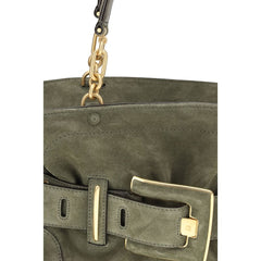 Balmain Bicolor Calf Leather Bos Taurus Handbag