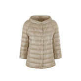 Herno Beige Polyamide Full-Length Jacket