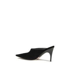 Balenciaga Black Suede Leather Mules