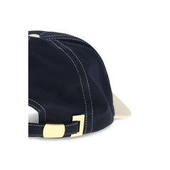 Balmain Blue Cotton Cap (Baseball Hat)
