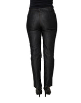 BENCIVENGA Black Cotton Mid Waist Skinny Denim Trouser Jeans
