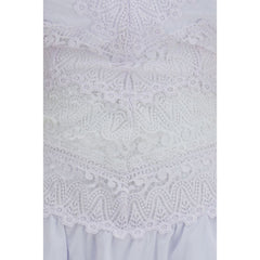 Charo Ruiz White Cotton Casual Dress