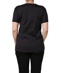 Dolce & Gabbana Black #IAMACHRISTMASTREE Print Cotton T-shirt