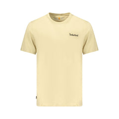 Timberland Beige Cotton Men's T-Shirt