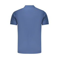 Rifle Blue Cotton Men's Polo Shirt
