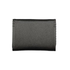 Mario Valentino Black Polyurethane Women's Wallet
