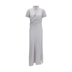 Alexander McQueen Multicolor Silk Casual Dress