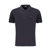 Rifle Blue Cotton Men's Polo Shirt