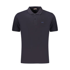Rifle Blue Cotton Men's Polo Shirt