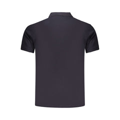 Rifle Blue Cotton Men's Polo Shirt