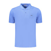 Rifle Blue Cotton Men's Polo Shirt