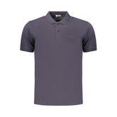 Rifle Blue Cotton Men's Polo