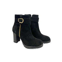 Borbonese Black Leather Women's Boot