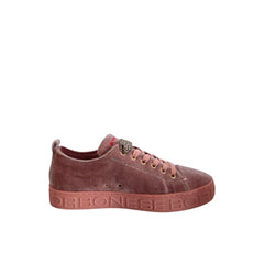 Borbonese Pink Fabric Women Sneakers