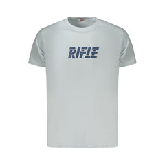 Rifle Light Blue Cotton Men's T-Shirt