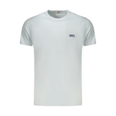 Rifle Light Blue Cotton Men's T-Shirt