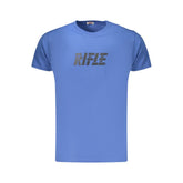 Rifle Blue Cotton Mens T-Shirt
