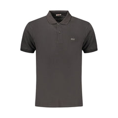 Rifle Black Cotton Men's Polo Shirt