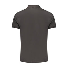 Rifle Black Cotton Men's Polo Shirt