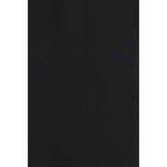 Calvin Klein Black Viscose Full-Length Jacket
