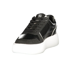 U.S. POLO ASSN. Black Polyurethane Women's Sneaker