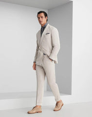 Brunello Cucinelli Gray Cotton Pattern Shirt