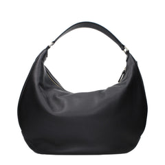 Jimmy Choo Black Leather Shoulder Bag