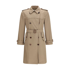 Burberry Brown Silk Trench Coat
