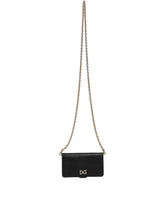 Dolce & Gabbana Telefoonhoesje Flip Cover Zwart Kalfsleer iPhone X - XS
