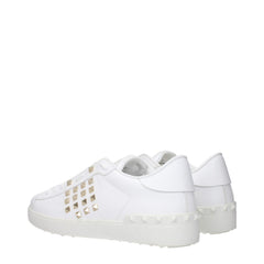 Valentino Garavani White Leather Low Top Sneakers