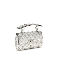 Valentino Garavani Silver Lamb Ovis Aries Aries Handbag