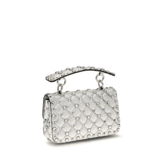 Valentino Garavani Silver Lamb Ovis Aries Aries Handbag