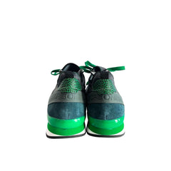 Borbonese Green Rubber Men Sneaker