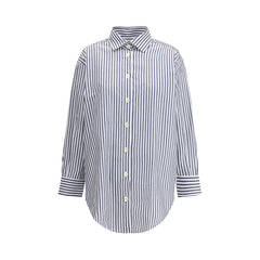 Deperlu Blue Cotton Shirt
