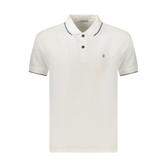 Coveri Moving Bianco Cotton Men Polo