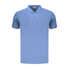 Coveri Moving Blue Cotton Men's Polo Shirt
