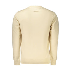 Coveri Moving Beige Cotton Men's Sweatshirt