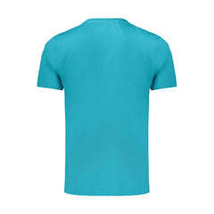 Coveri Moving Azzurro Cotton Men's T-Shirt