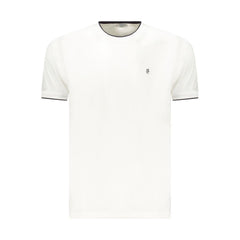 Coveri Moving White Cotton Men's T-Shirt