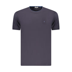 Coveri Moving Blue Cotton Men's T-Shirt